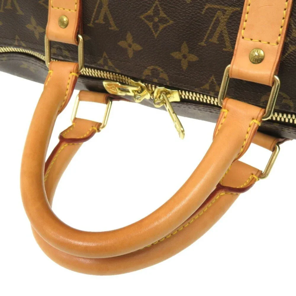 LOUIS VUITTON Brown Monogram Keepall 50 Boston Bag - Picture 6 of 11